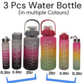 Plastic Bottel2000 800 300Ml {Pack Of 3 Bottles}