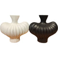White N Black PVC Plastic Vase {Each Piece}