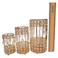 Crystalline Luxe Candle Stand {Set of 3}