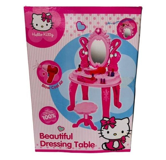 Hellokitty Makeup Table Set. W/Light&Mus