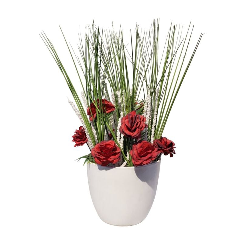 Spiral Eucalyptus Pot {Medium Size}