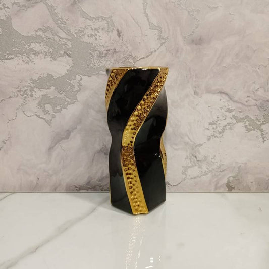 Black and Gold Vase