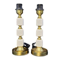 Marble Square 3 Stone Lamp (Each Piece)