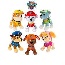 Paw Patrol Stuff 18Cm {Each Piece}