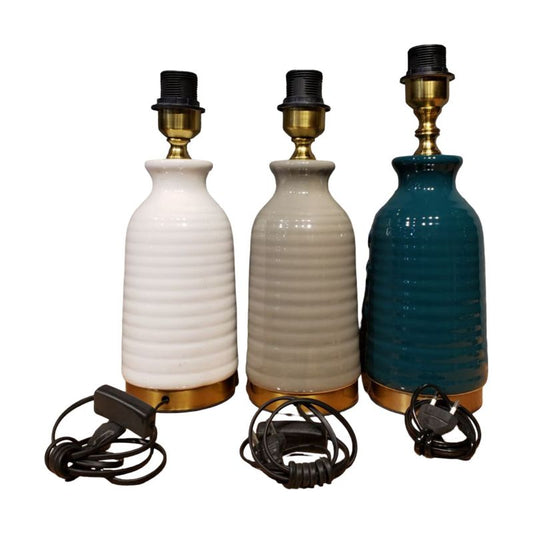 Ceramic Lamp Large W/O Shade