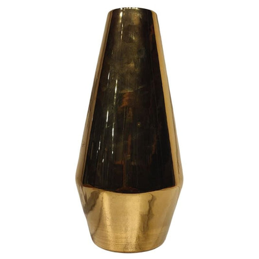 Vessel Shaped Medium Vase Golden