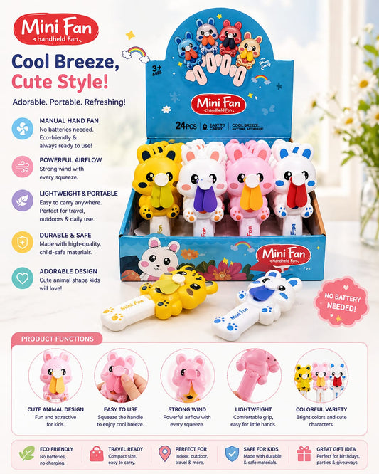 Cute Rabbit Pocket Fan {Each Piece}