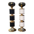 Marble Tops black-and-white Large {Each Piece}