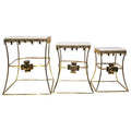 Tiered Gold Accessory Risers {Set of 3}