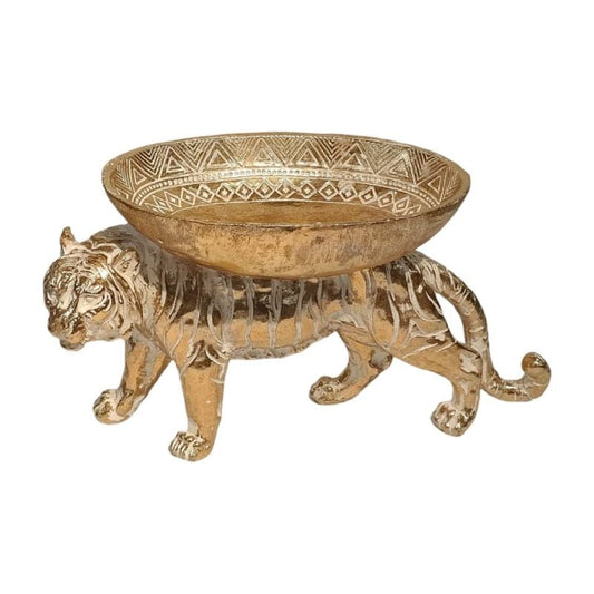 Resin Lion Platter Figure Large