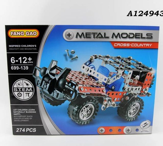 274 Pcs Metal Blocks P.Bx