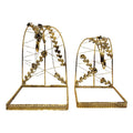 Ornate Gold Metal Jewelry Organizer