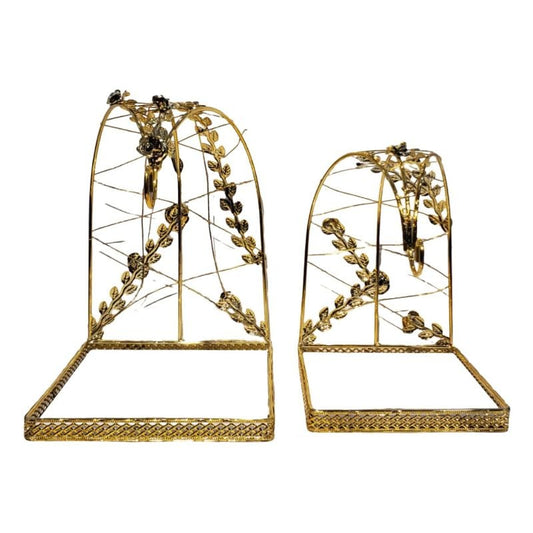 Ornate Gold Metal Jewelry Organizer