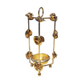 Modern Gold Feather Candle Stand {Medium Size}
