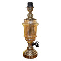 Golden Glass Candy Lamp Large 1