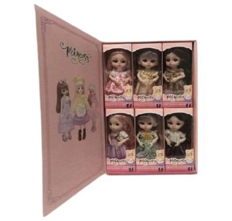 6"Solid Body Doll Set 6 Model Mix6Pcs D.Box Flat Packing