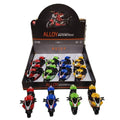 P/B Die Cast Motor Car, 4 Color Mix,12Pc