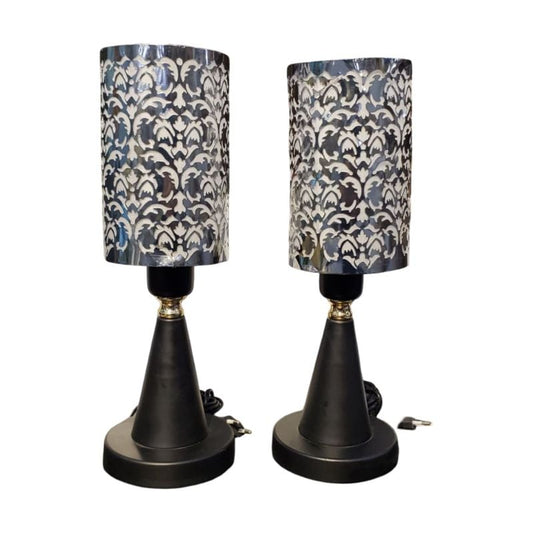 Silver Shade Lamp Large {Each Piece}