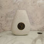 Off White Grey Shell Vase L