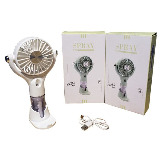 Fan With Water Spray  {Each Piece}