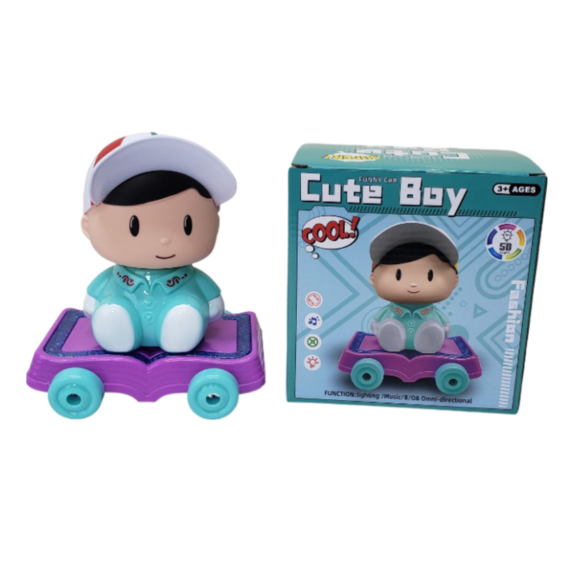 Cute Boy Slide With Lights