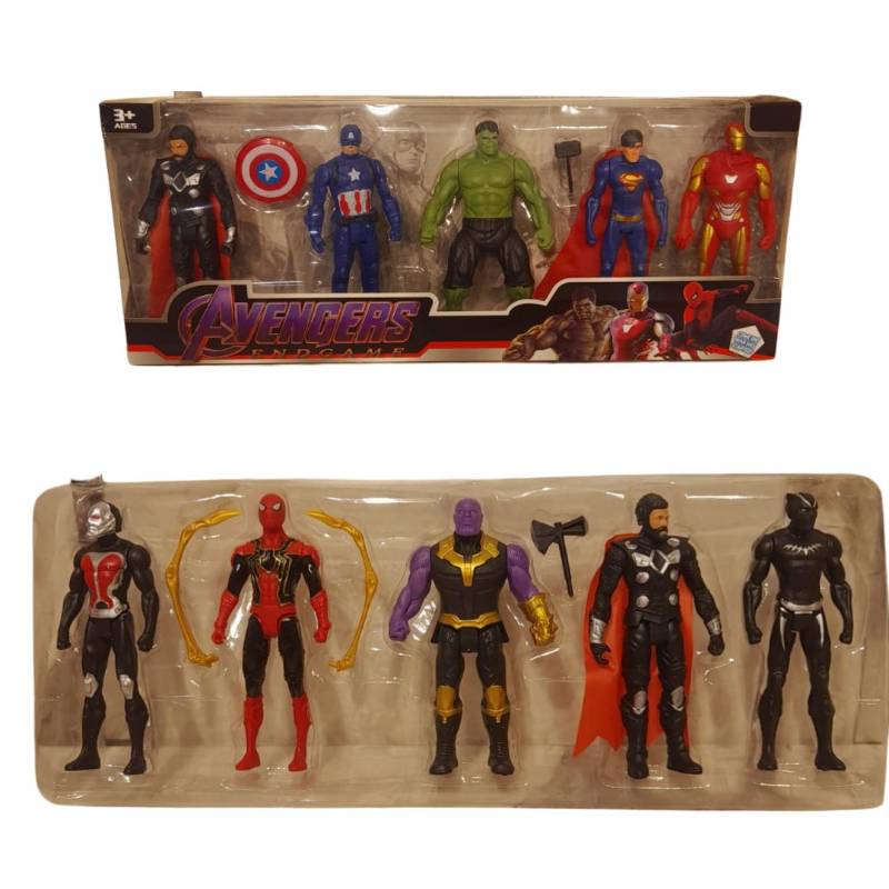 11.5Cm Avengers 5Pcs W.Bx Flat Pack