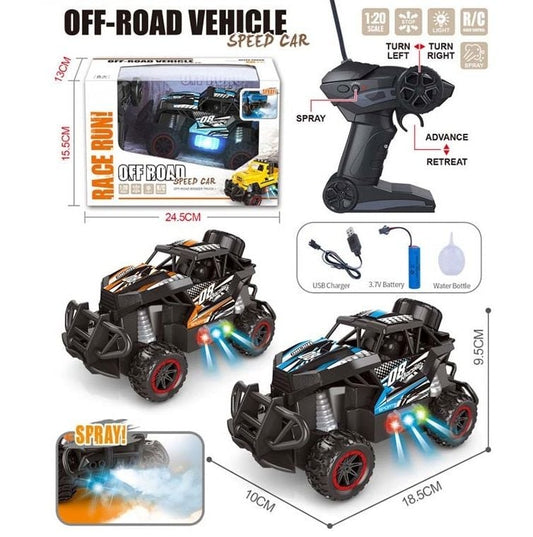 1:20 R/C Climbing Car W/Light&Smoking,2C