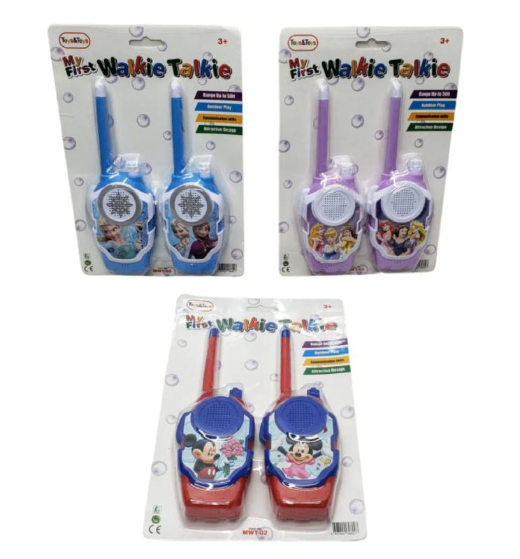 Tnt Girl Walkie Talkie 6Asst