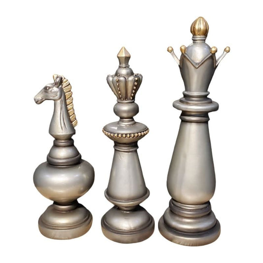 Chess Knight Figure 3 PCS Set