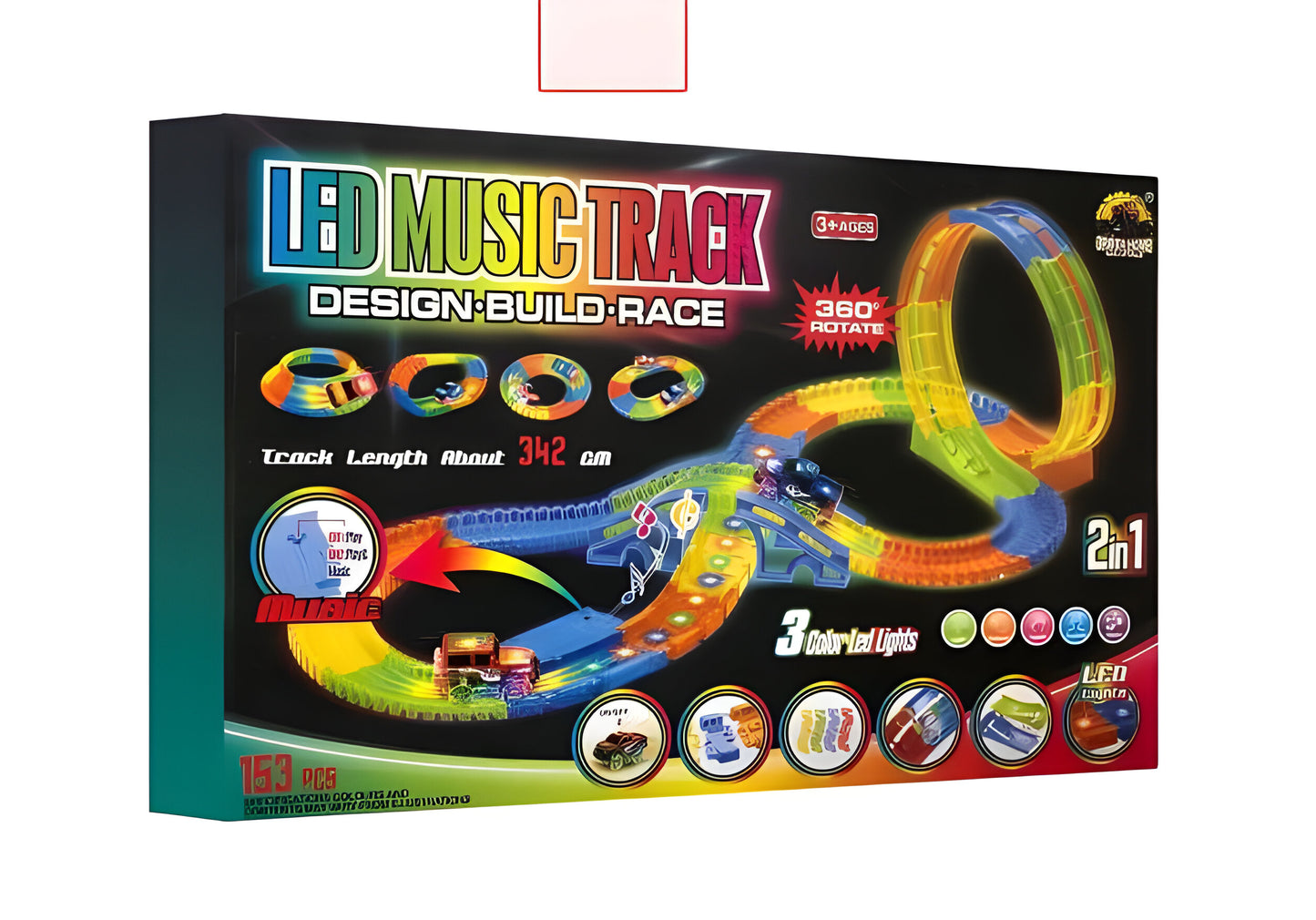 LED Glow Musical Track Set