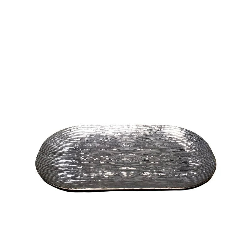 Silver Dust Serving Tray