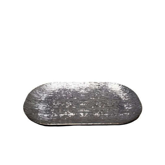 Silver Dust Serving Tray