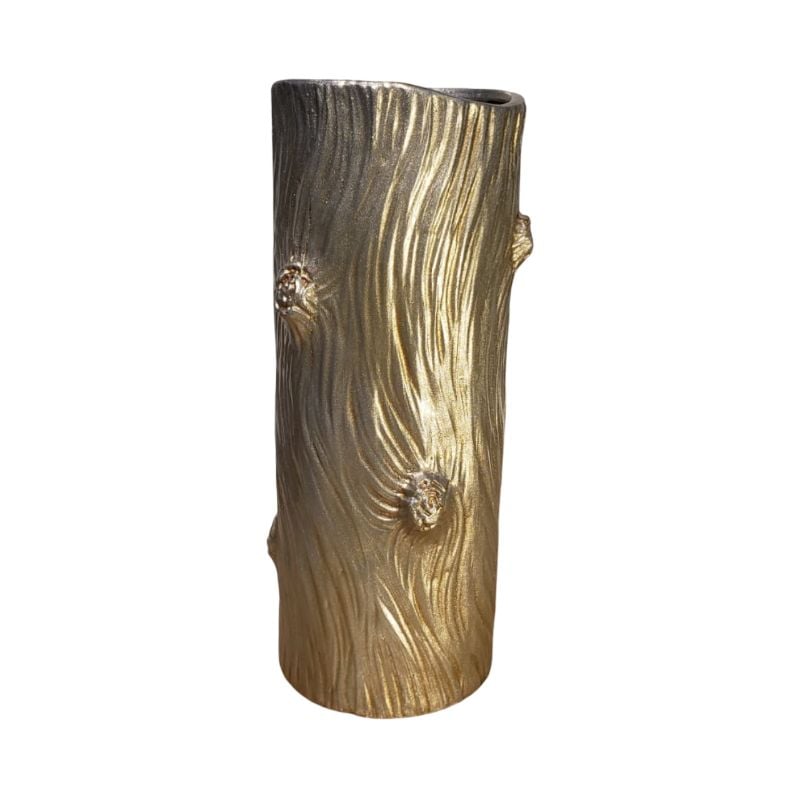 Tree Log Shape Resin Vase {small}