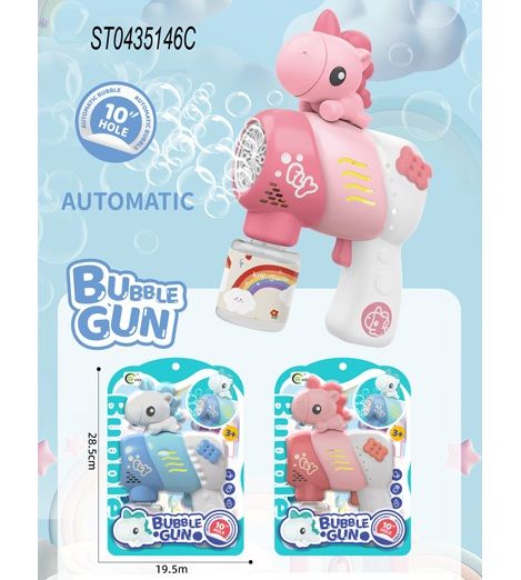 10 Holes Bubble Gun, 2Col. Bc