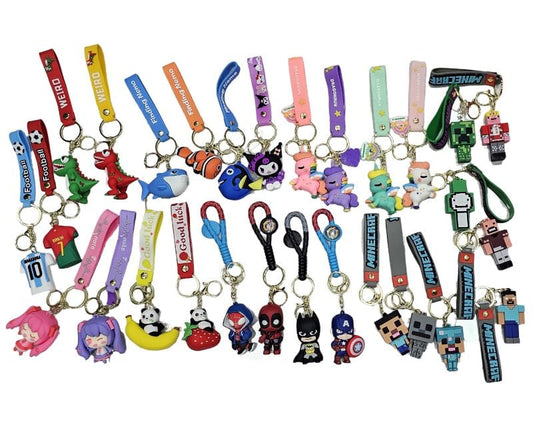 Keychain,Mix Designs No Pink Color,Witho