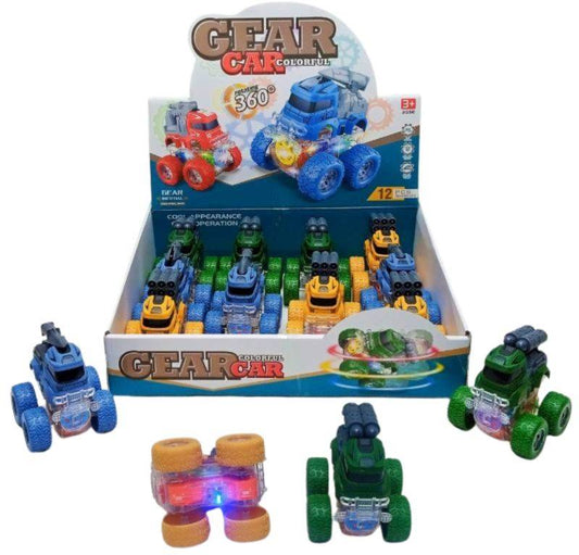 Gear Friction Car With lights {Each Piece]