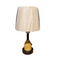 Green & Wooden Texture Lamp With Shade