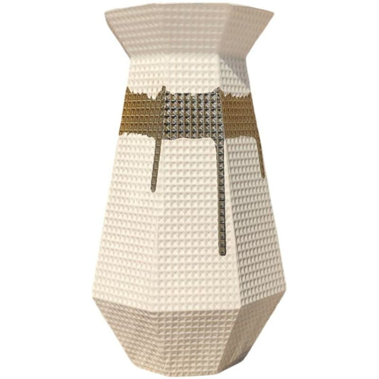 White & Gray Vase S 16-7