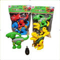 Dinosaur Set 4Asst 2Pcs/Pvc