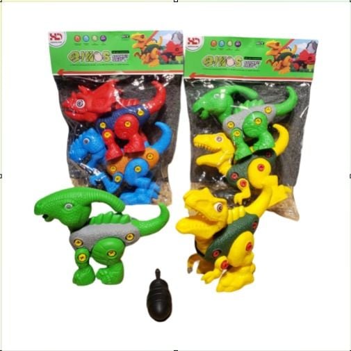 Dinosaur Set 4Asst 2Pcs/Pvc