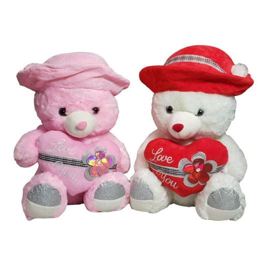 Teddy Bear Cap Soft 40Cm Medium {Each Piece}