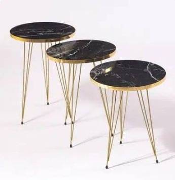 Coffee Table 3 Pcs Set Chipboard