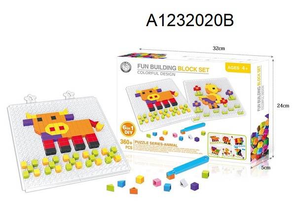 Block Set.360+Pcs,P.Bx