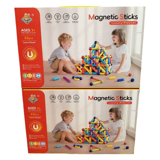 Magnetic Building Blocks 60 Pcs
