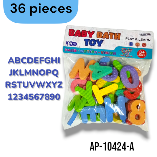 36pcs Eva Aplhabats + Numbers