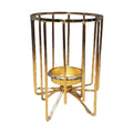 Golden Cage Candle Stand {Large Size}