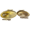Coin Shaped Design 2 Pcs Tray Set