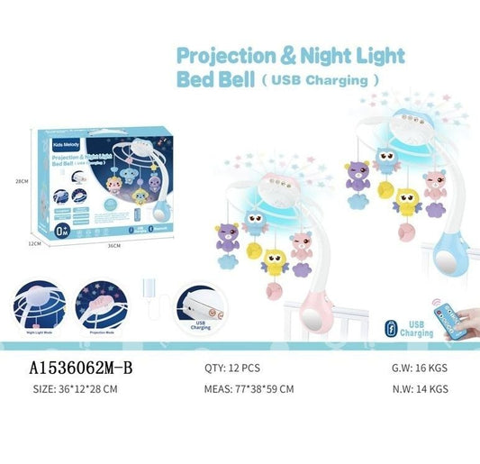 Projection Bed Bell Set W/Light&Music.2C