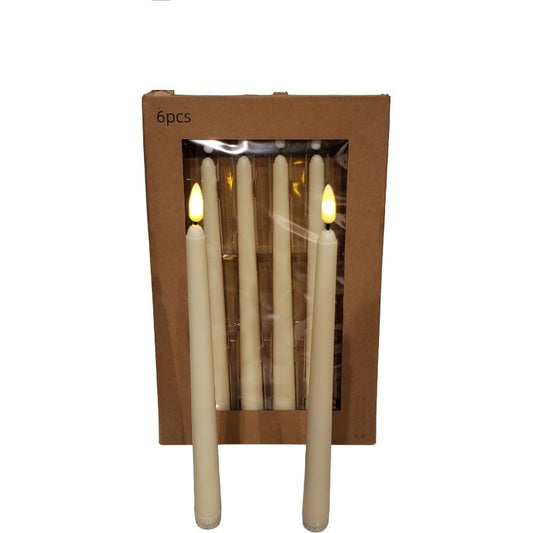 Natural Dinner Candle Large Size {Eaqch Piece}