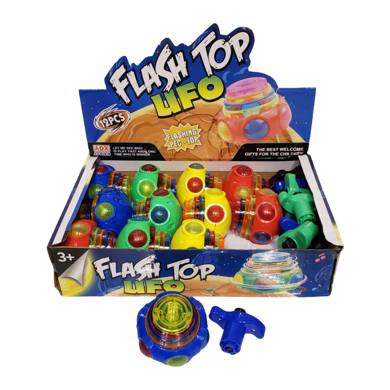 Flashing Top.W/Light Music,12 Pcs/D.Box